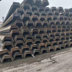 hot sale river bank protection steel structure for retaining earth or water steel sheet pile product